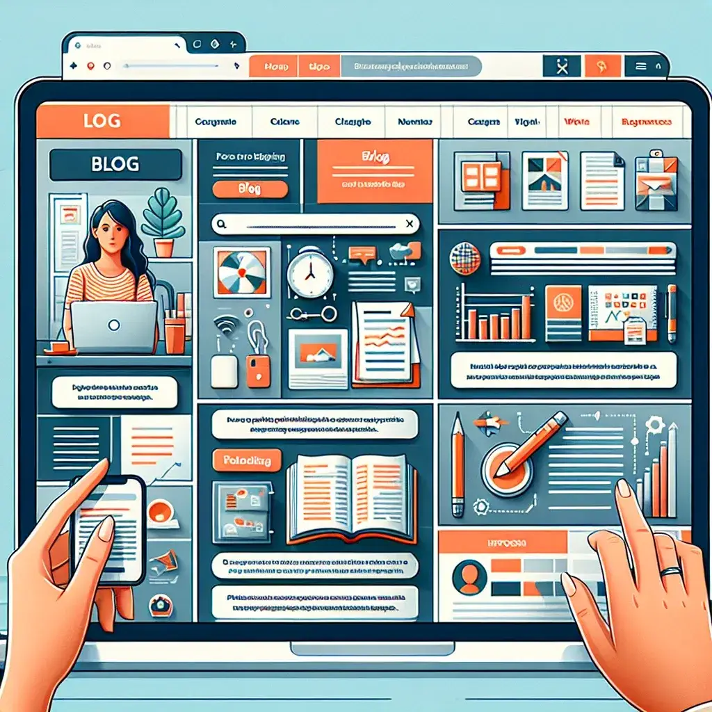 What are the best practices for blog design?