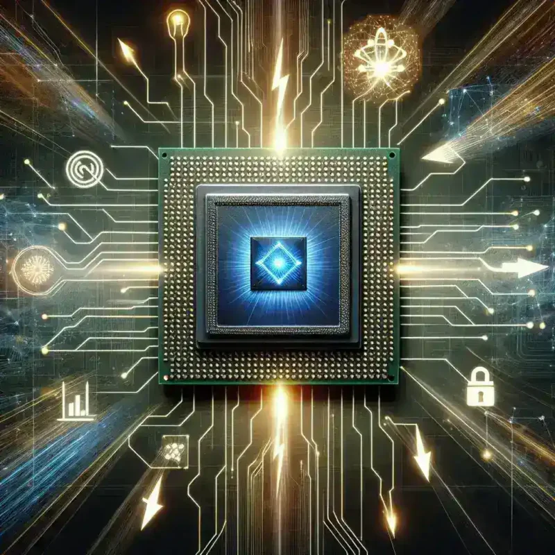 "Google's Ironwood TPU image illustrating advanced technology for optimized machine learning workloads and enhanced performance."