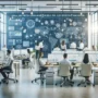 "IT professionals analyzing cost-effective small and micro language models to enhance innovation and optimize expenses in technology firms."