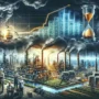 "Engineering R&D services sector faces challenges as growth reaches four-year low, showcasing a graph illustrating declining trends in investment and innovation."