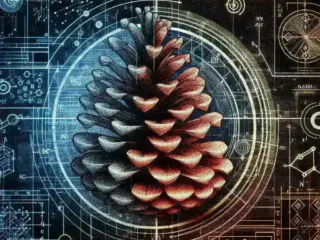 "Illustration showcasing Pinecone's hybrid vector search technology interface, highlighting advanced search features and user experience improvements in the context of evolving search technology."