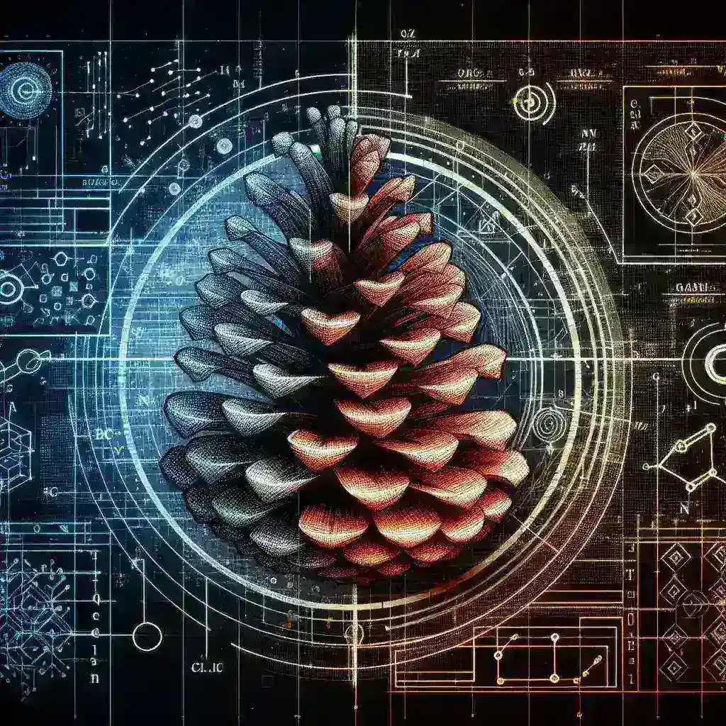 "Illustration showcasing Pinecone's hybrid vector search technology interface, highlighting advanced search features and user experience improvements in the context of evolving search technology."