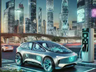 "Tesla showcases new autonomous ride-hailing features at a press event, highlighting innovative technology designed for U.S. cities."